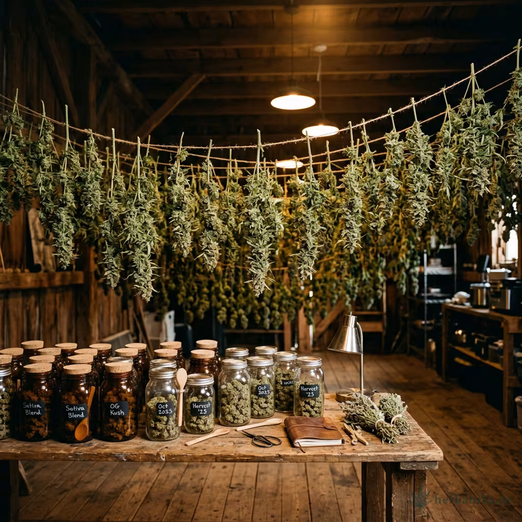 Cannabis ernten, trocknen und curen: So geht’s richtig