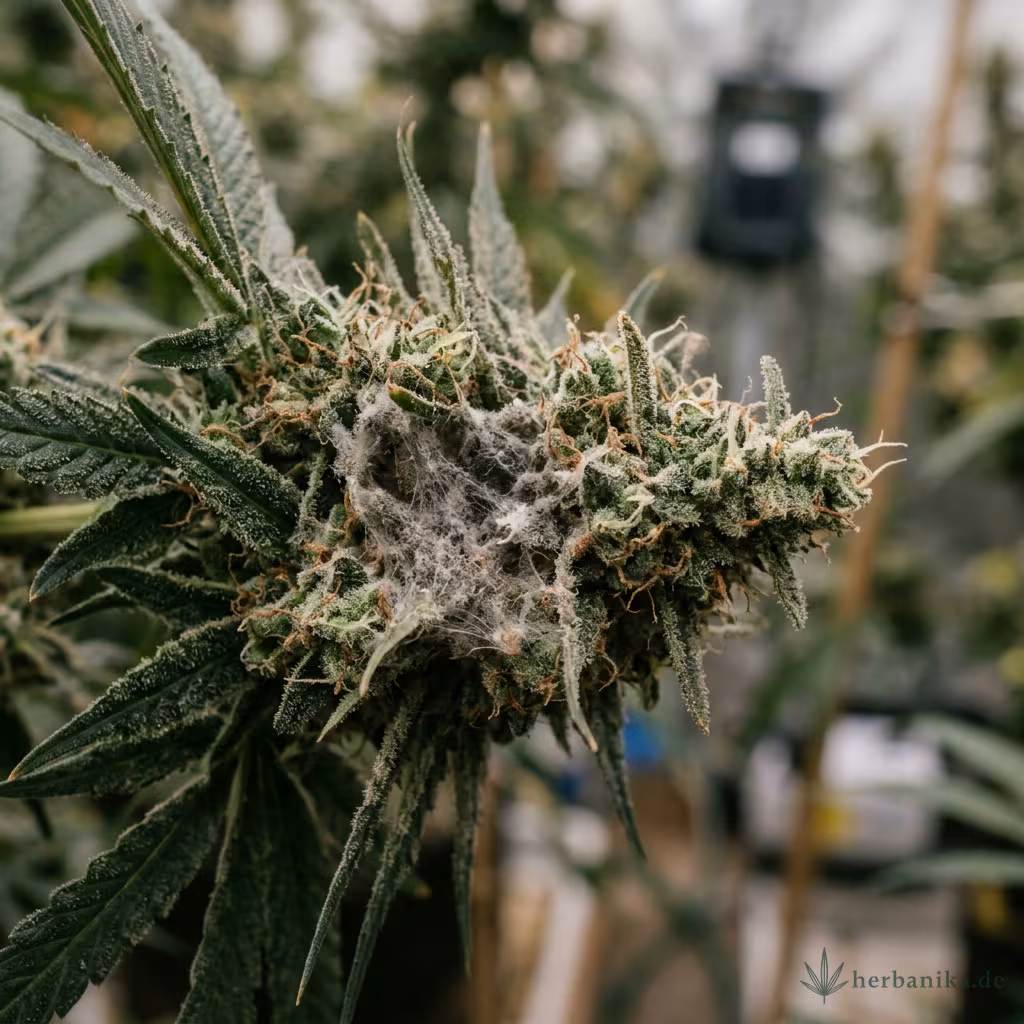 Schimmel an Cannabis: erkennen, vermeiden, retten
