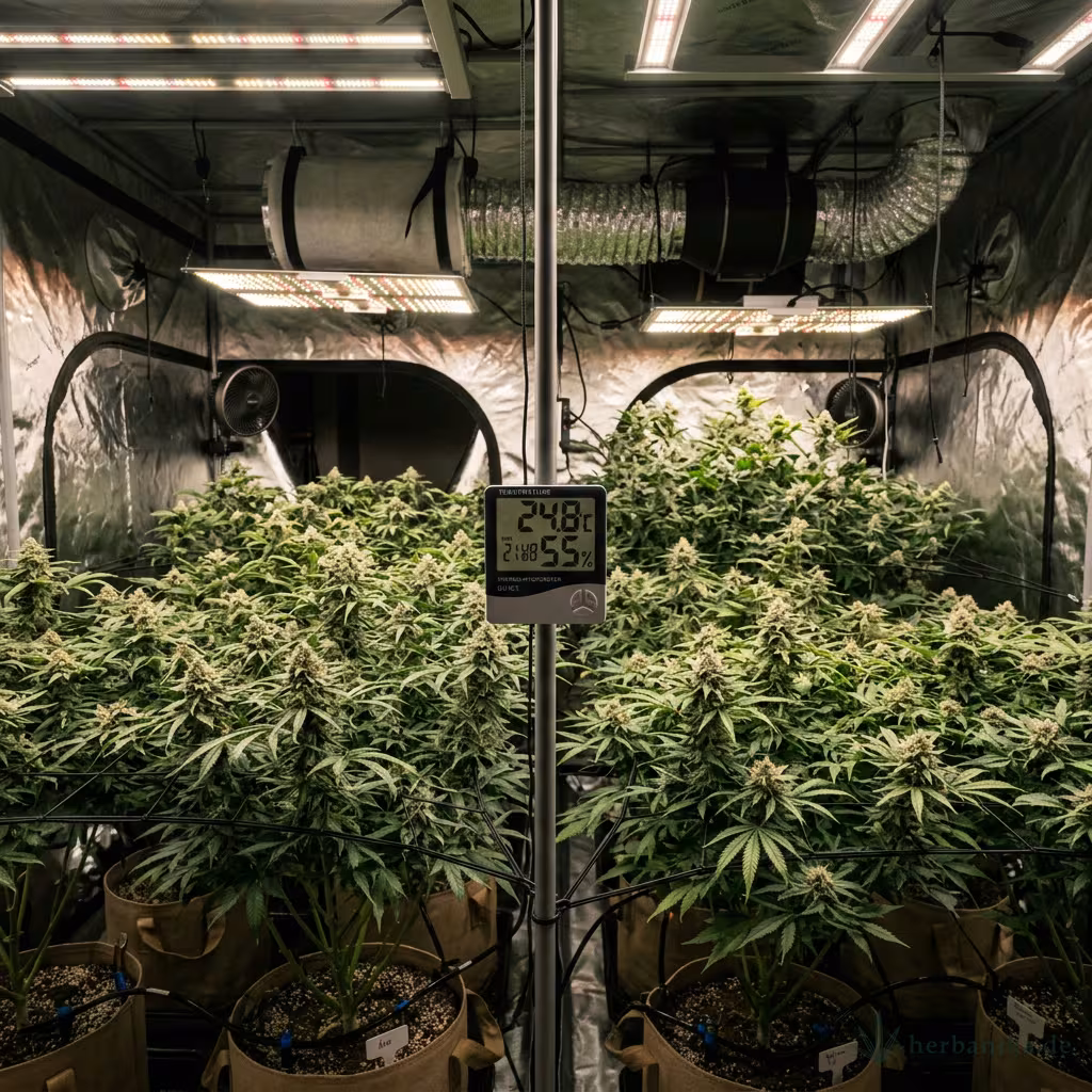 Growbox-Klima: Temperatur und Luftfeuchtigkeit richtig einstellen